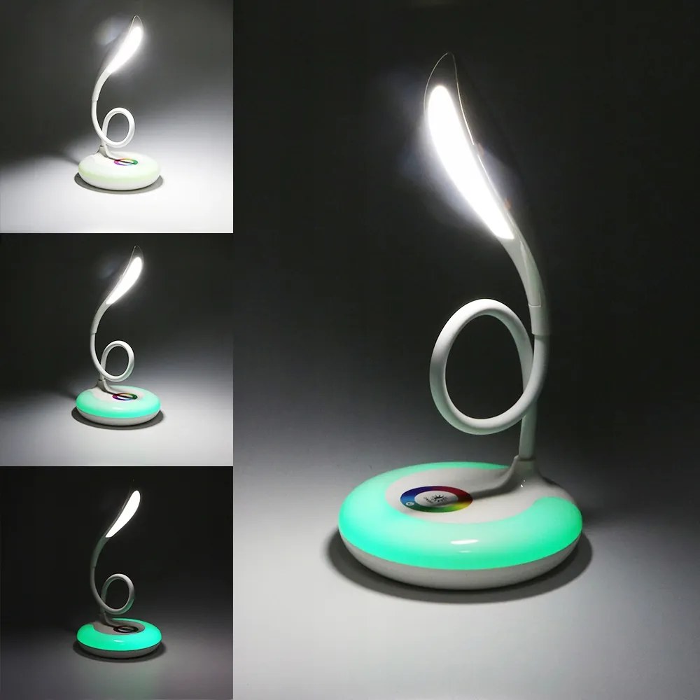 Asztali Lámpa Éjszakai Led Rgb Usb Irodai Lámpa