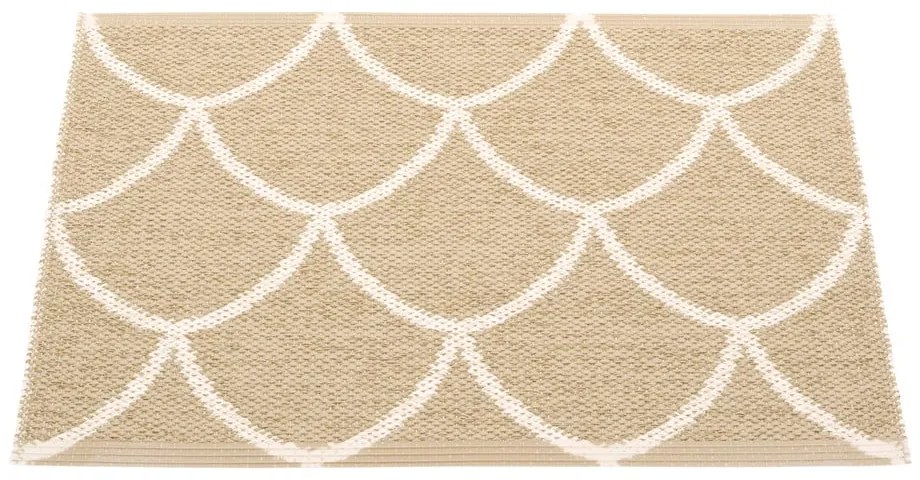 Bézs kültéri-beltéri szőnyeg 70x50 cm Kotte Sand – Pappelina