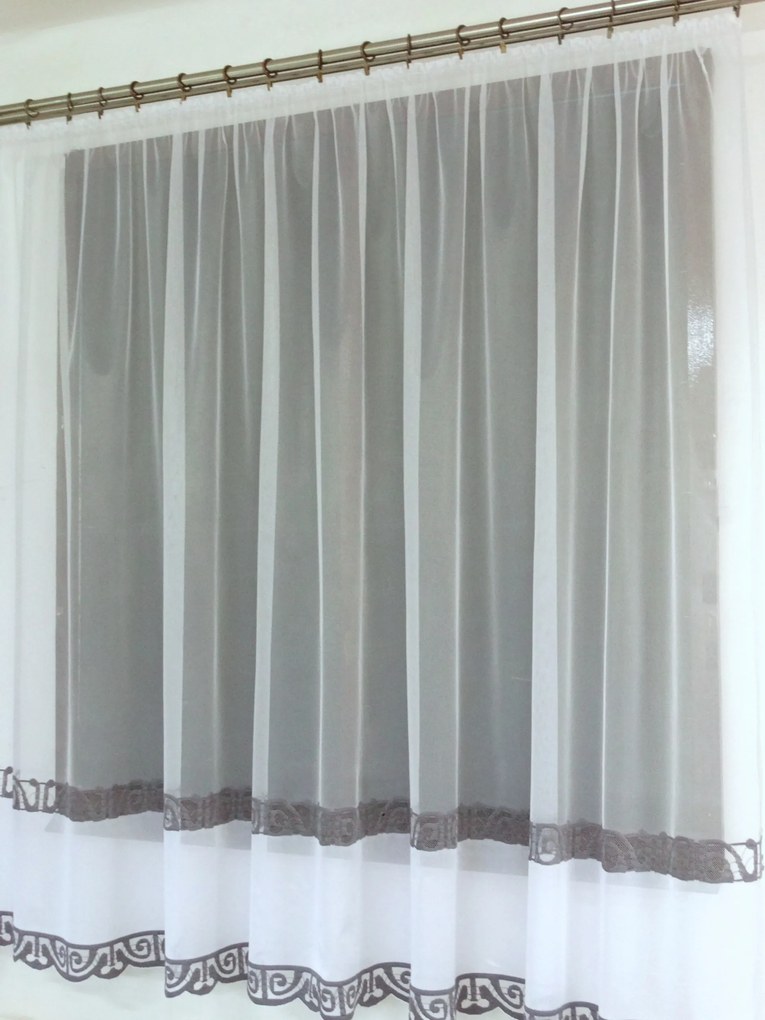Mg Függöny 573/116 Szürke 200X180cm készre varrva M