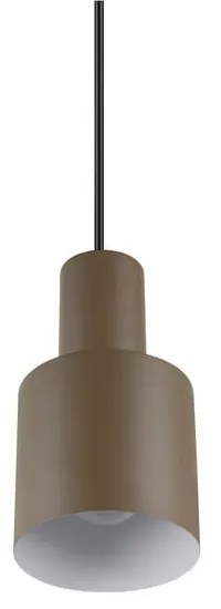 Sötétbarna függőlámpa fém búrával ø 12 cm Agudo – Trio