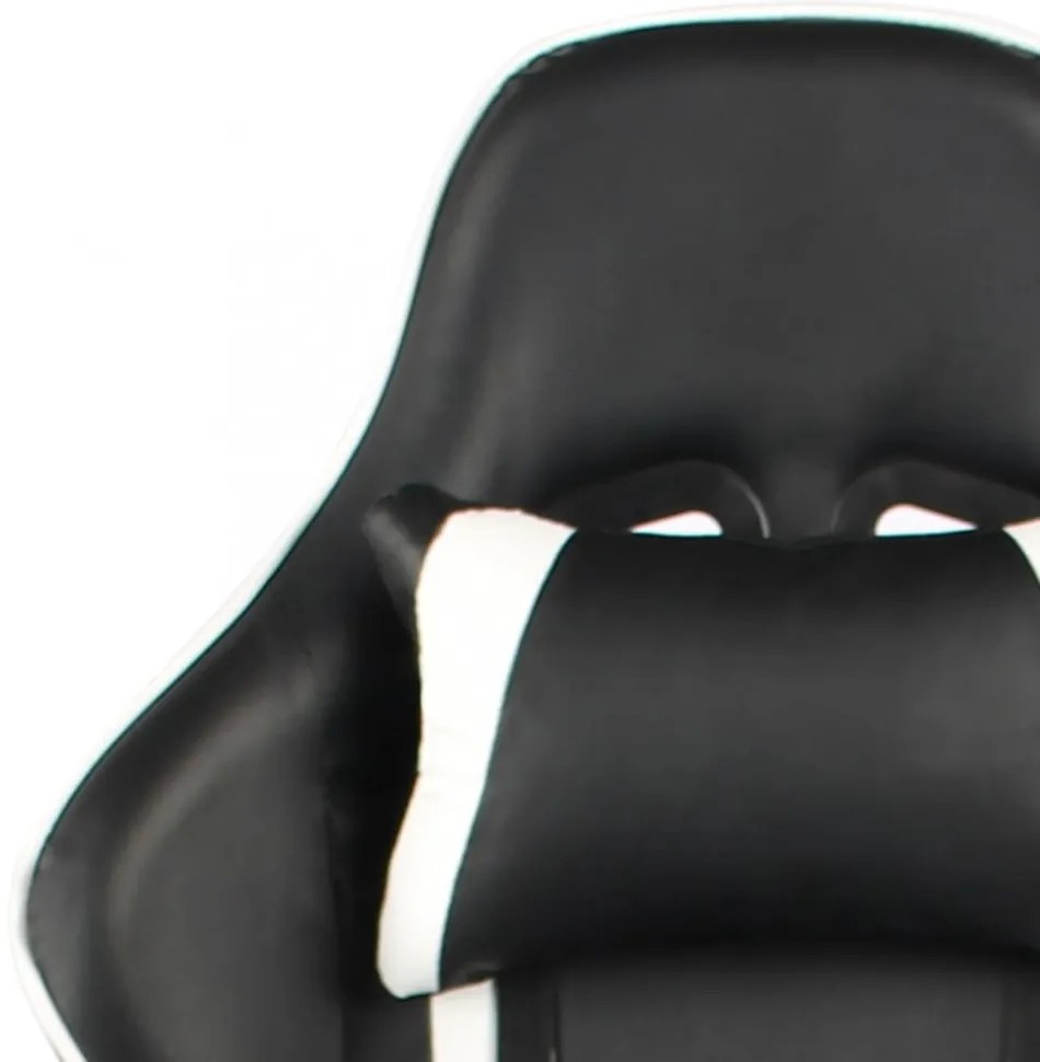 fehér PVC forgó gamer szék
