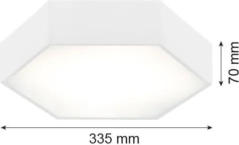 Argon ARIZONA 3827 Süllyesztett mennyezeti lámpa 1x22,5W/LED 3000K 2450LM IP20