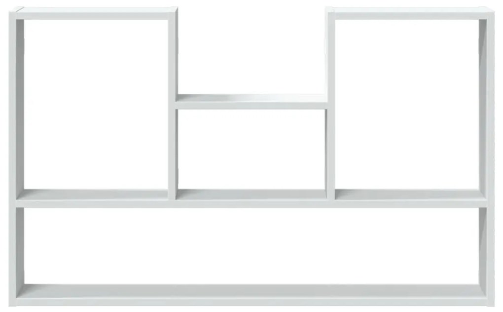 fehér fali polc 99 x 15 x 60 cm rétegelt fa