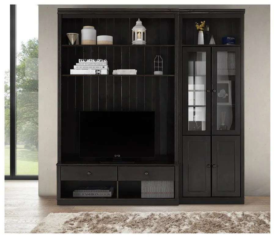 Barna borovi fenyő nappali bútor szett 214x223 cm Anita – Støraa