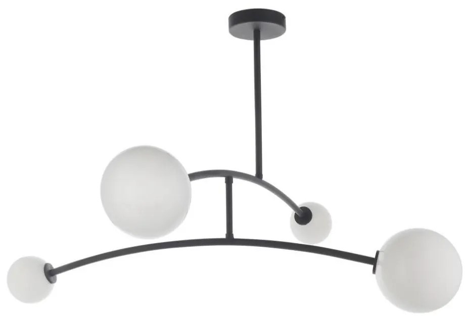 Endon 92940 - BALANCE rúdon szerelt csillár 4xG9/3W/230V fekete