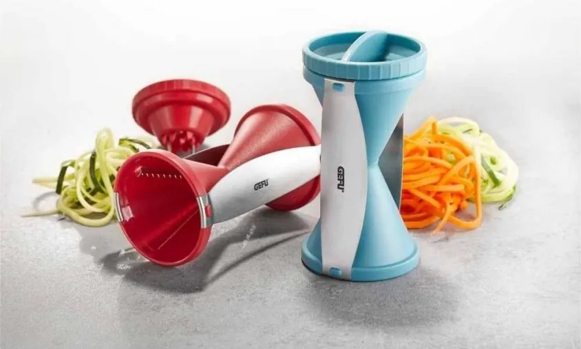 Spirelli spirálreszelő, türkizkék