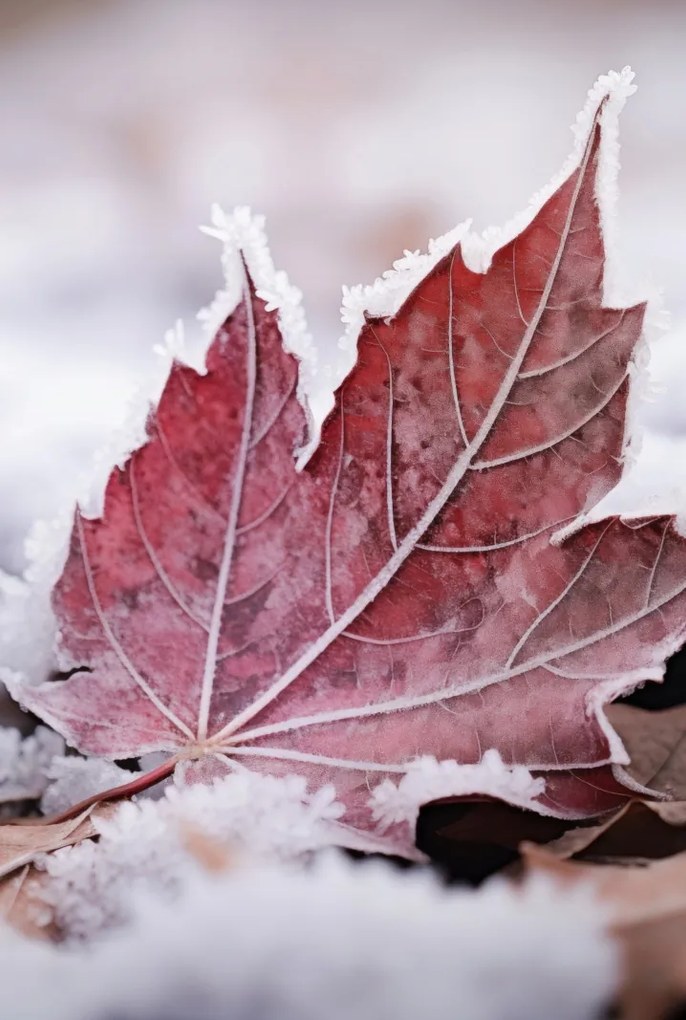 Poszter 68x101cm Levél az ősz végén