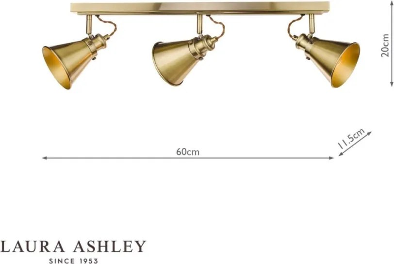 Laura Ashley Rufus 3756158-Q Spotlámpa 3x40W/E14 IP20