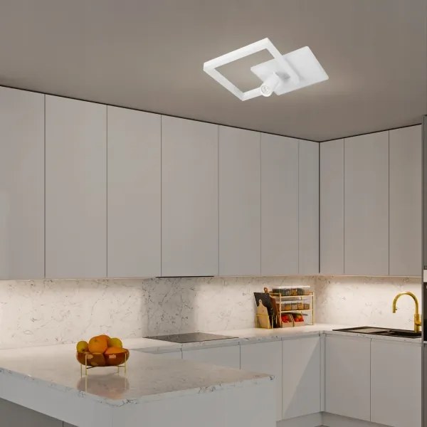 LED mennyezeti lámpa LED/38W/230V + 1xGU10/30W fehér