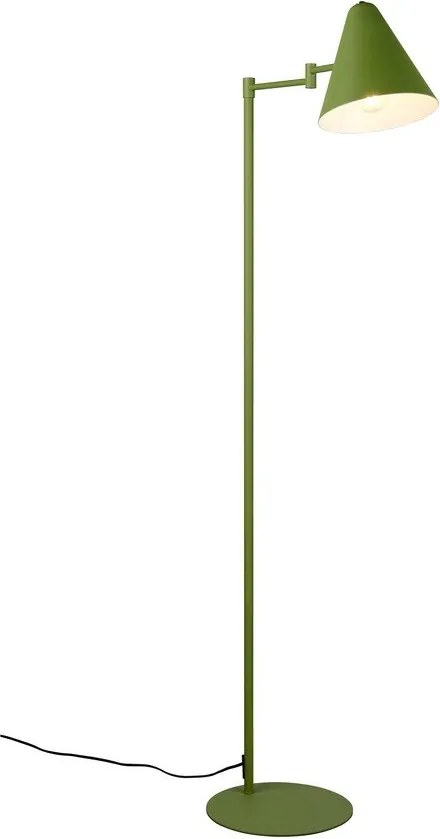 Zöld állólámpa hajlítható szerkezettel (magasság 126,5 cm) Cosima – Trio