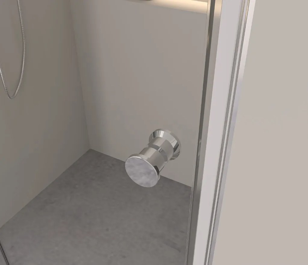 Erga Berlin Dupla, zuhanykabin dupla összecsukható ajtókkal 85 (ajtó) x 85 (ajtó) x 195 cm, 6mm átlátszó üveg, króm profil, ERG-V02-BERLIN-D085D085-C…