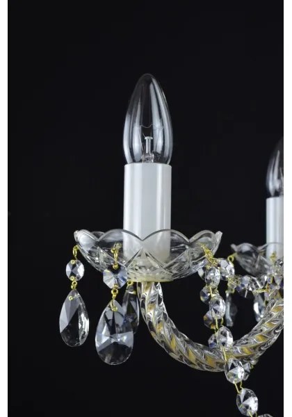 Wranovsky JWZ109052100 - Kristály csillár láncon BALANCE 5xE14/40W/230V