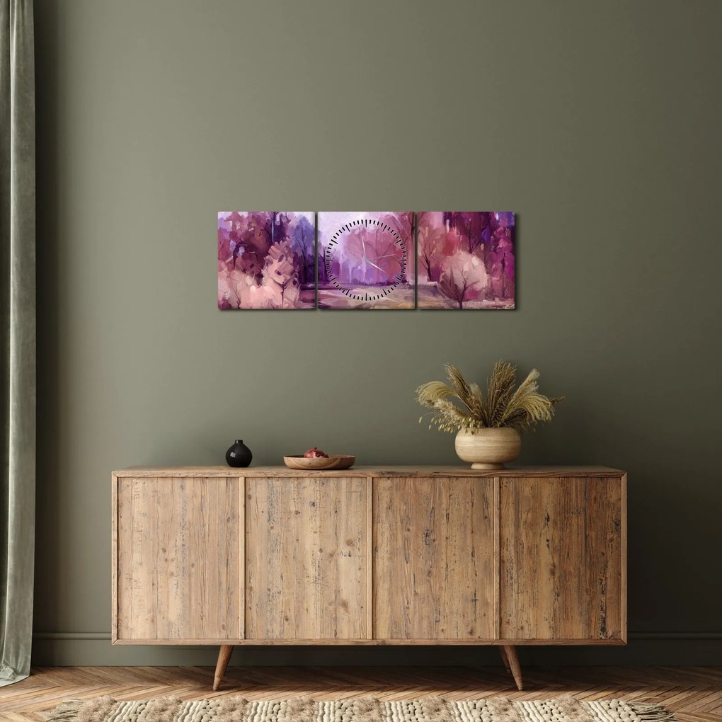 Kép - Őszi tájképfestés (órával) (90x30 cm)