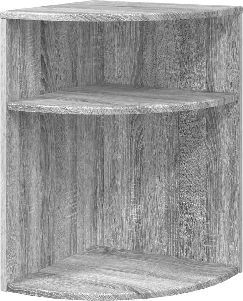 vidaXL Végasztal Szürke Sonoma 39,7 x 39,7 x 60 cm Faanyag