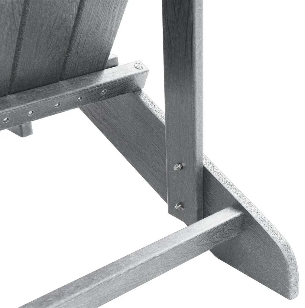 Adirondack szék Világosszürke 74x82x91 cm HDPE