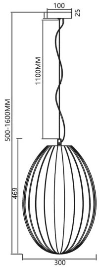 Csillár zsinóron BRAGA 1xE27/60W/230V fehér