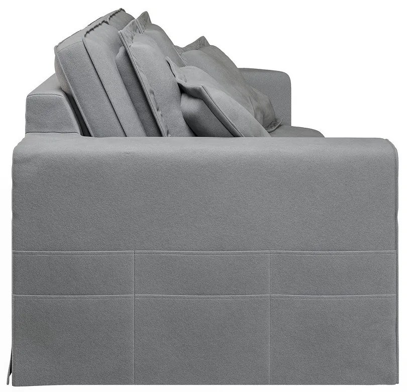 Világosszürke kanapé 196 cm Nora – Ropez