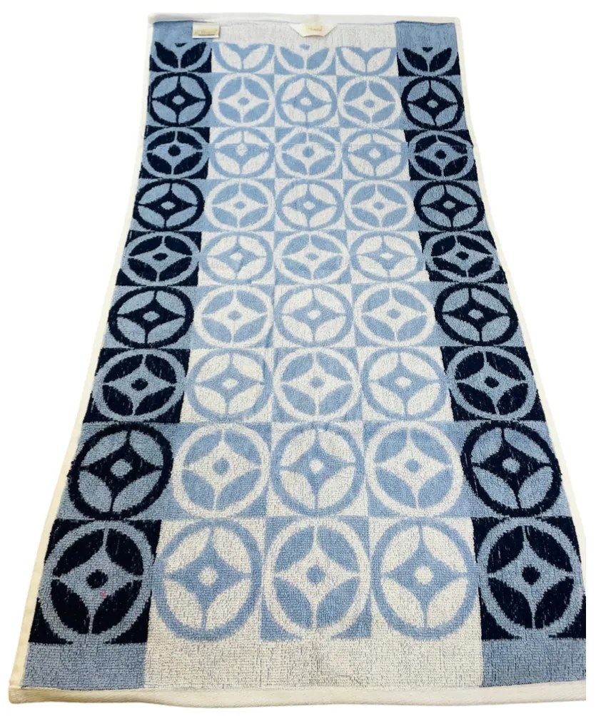 Frottír törölköző Kompass kék 50x90cmTiaHome