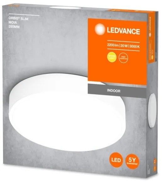 Ledvance - LED Mennyezeti lámpa ORBIS SLIM LED/20W/230V fehér