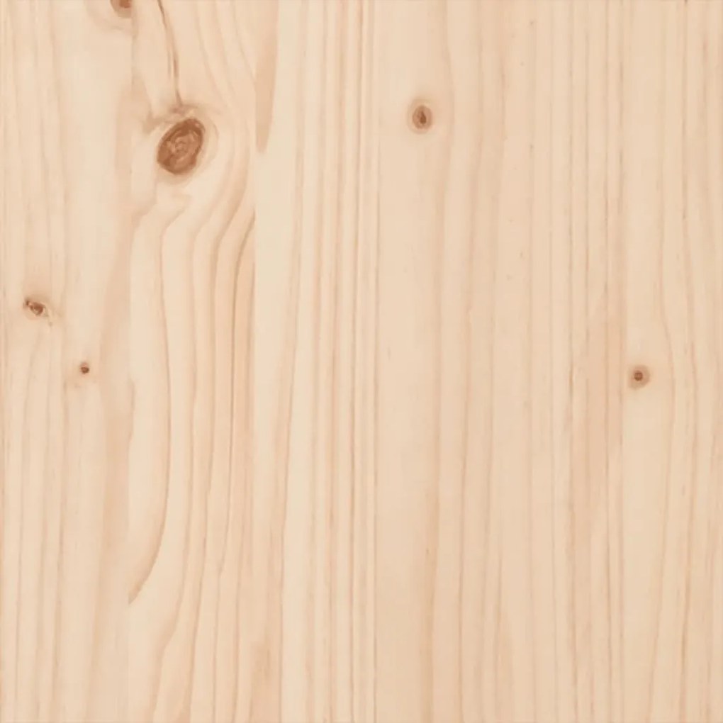 tömör fenyőfa tripla emeletes ágykeret 200x200/80x200 cm