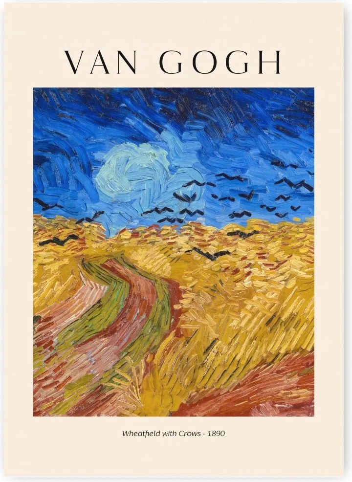 Van Gogh Mező Hollókkal Poszter 30x40cm #334