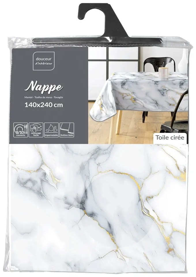 Lemosható asztalterítő 140x240 cm Marquina – douceur d'intérieur