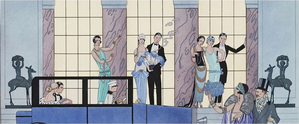 Fotótapéta Flizelin Fal konyhába nappaliba Hálószoba Art deco 250x104