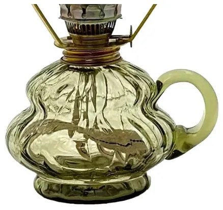 Olajlámpa ANNA 33 cm erdő zöld nagy krakle