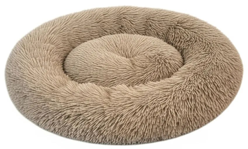 Ponchik kerek kutyafekhely, 70 cm, barna