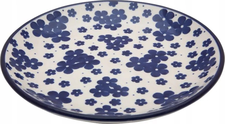 Desszerttányér 20 cm Ceramika Artystyczna Boleszláv Virágok dek 0043B