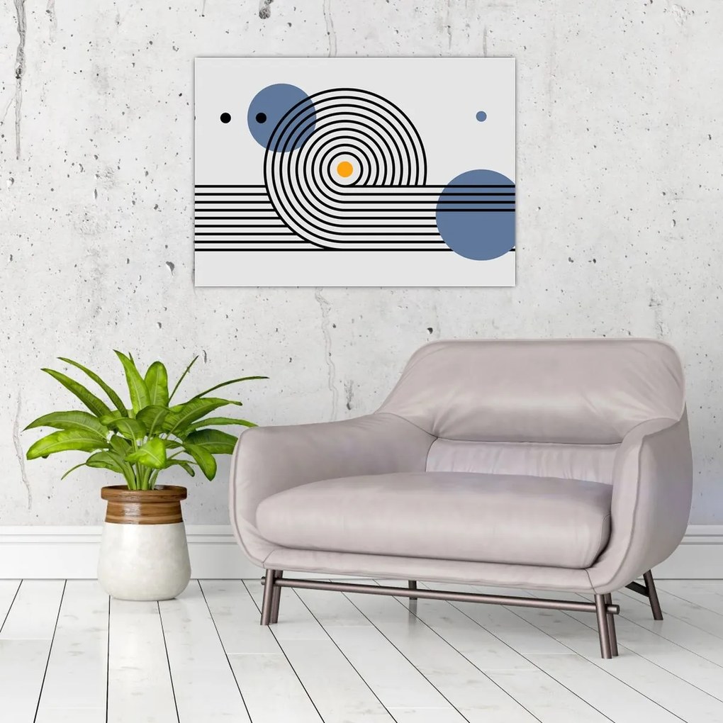 Kép - Minimalista absztrakció N⁰1 (70x50 cm)