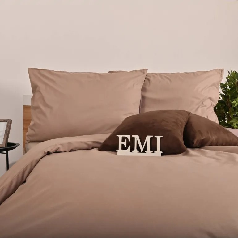 EMI Latte pamut ágyneműhuzat, A standard egyszemélyes ágy szett tartalma: 1x 140x200 + 1x 70x90