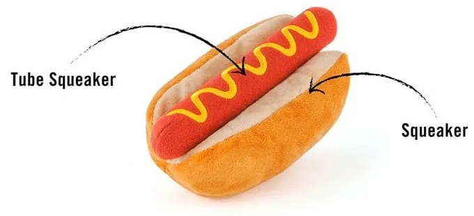 Játék kutyáknak Hot Dog - P.L.A.Y.