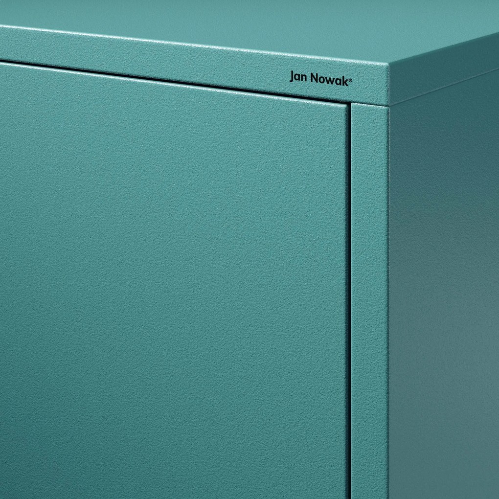 Gardróbszekrény FLAVIO, 800 x 1850 x 450 mm, Modern: tengerszínű