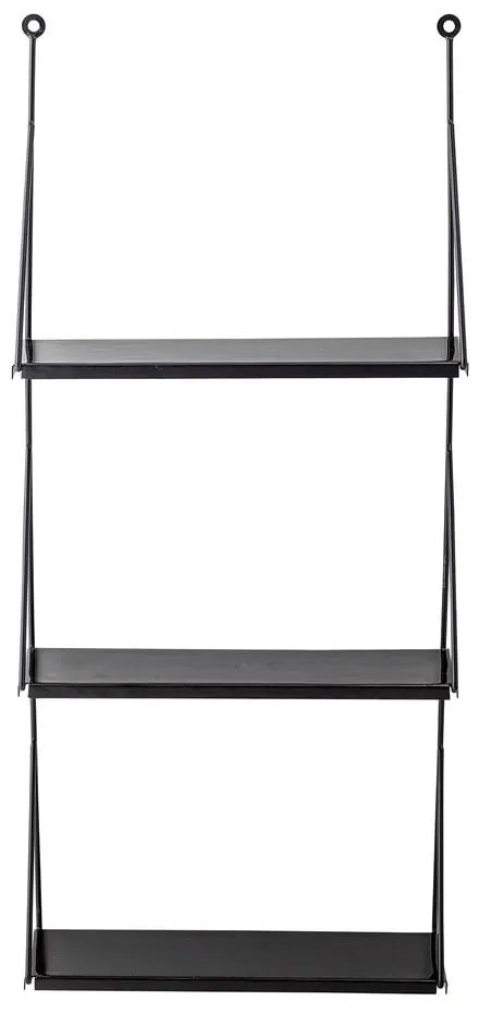 Walter fekete fém fali polc - Bloomingville