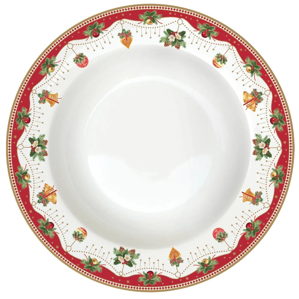 Karácsonyi porcelán 18 részes étkészlet Nostalgic Christmas Time