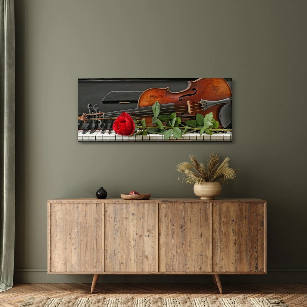 Kép - A zenész emléke (120x50 cm)