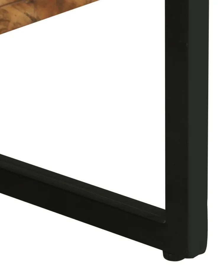 Highboard 50x35x75 cm Tömör fa Akác
