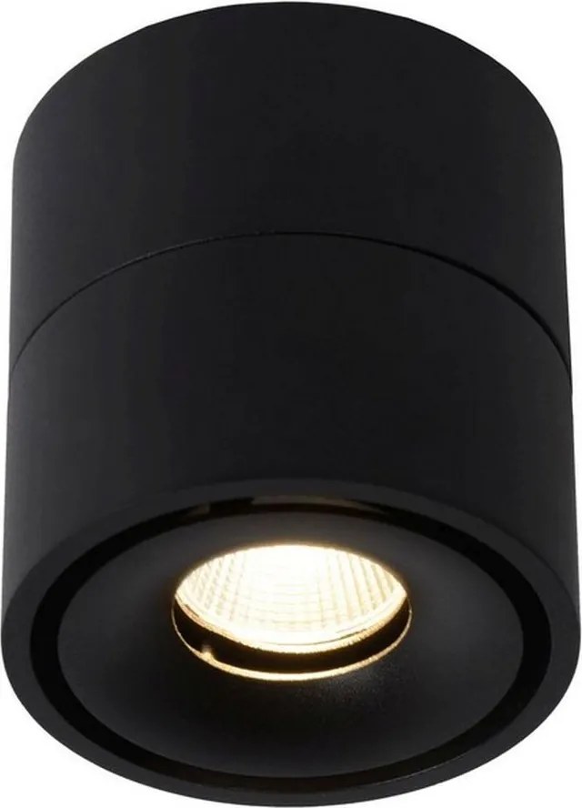 LUCIDE 35911-08-30 YUMIKO Hengeres Mennyezeti Lámpa Fekete LED IP20