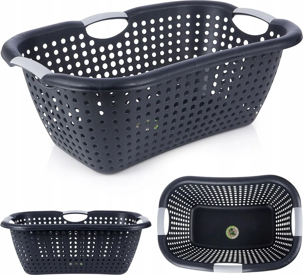 Szennyestartó kosár Fürdőszobai tároló Ruházat Hordozható kosár 26L