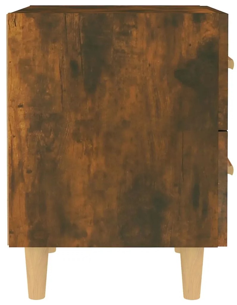 2 db füstös tölgy színű éjjeliszekrény 40 x 35 x 47,5 cm