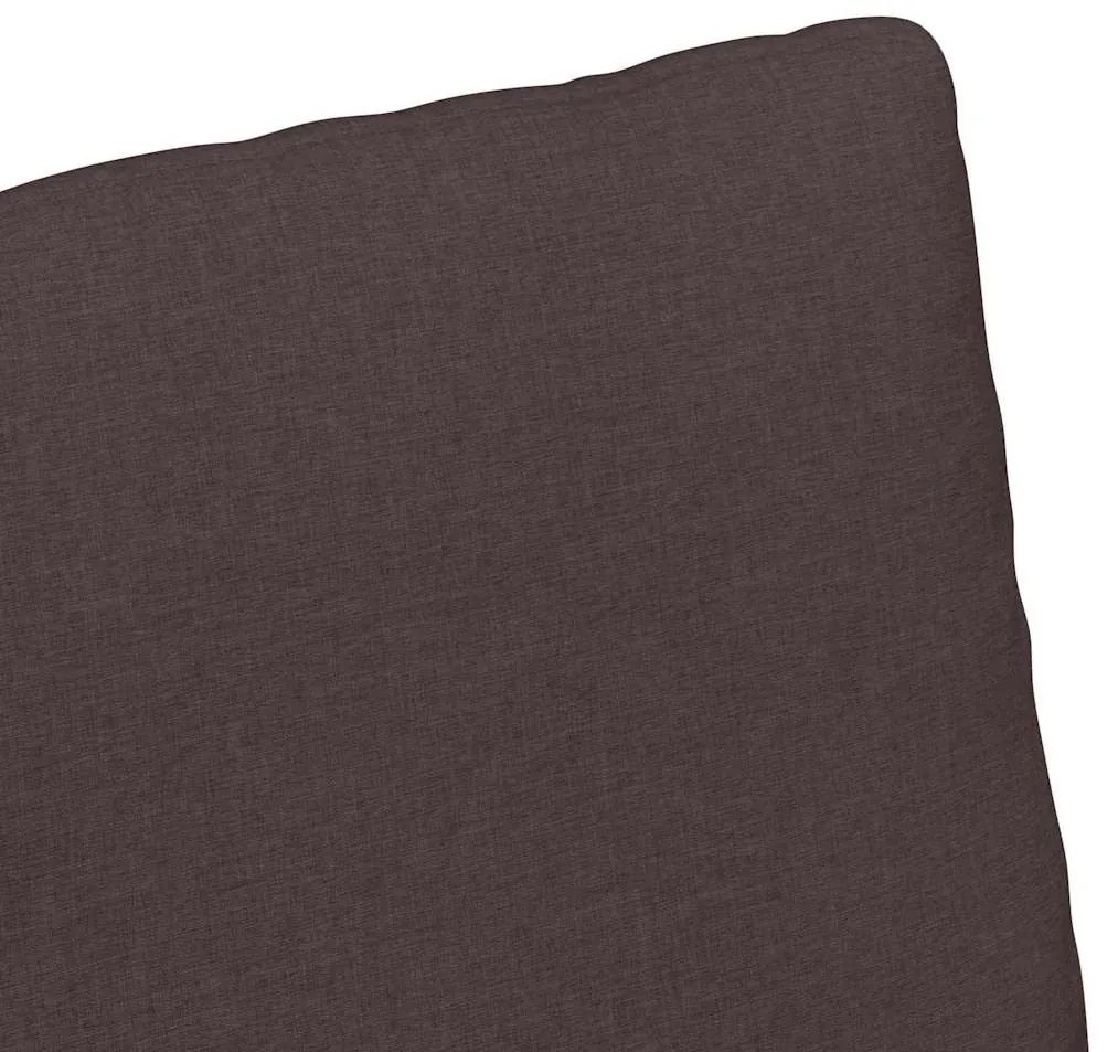 Étkező Székek 2 pcs sötétbarna 57 x 67 x 98 cm szövet