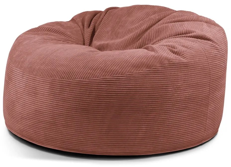 Téglavörös kordbársony babzsákfotel Om 135 – SLOWDOWN