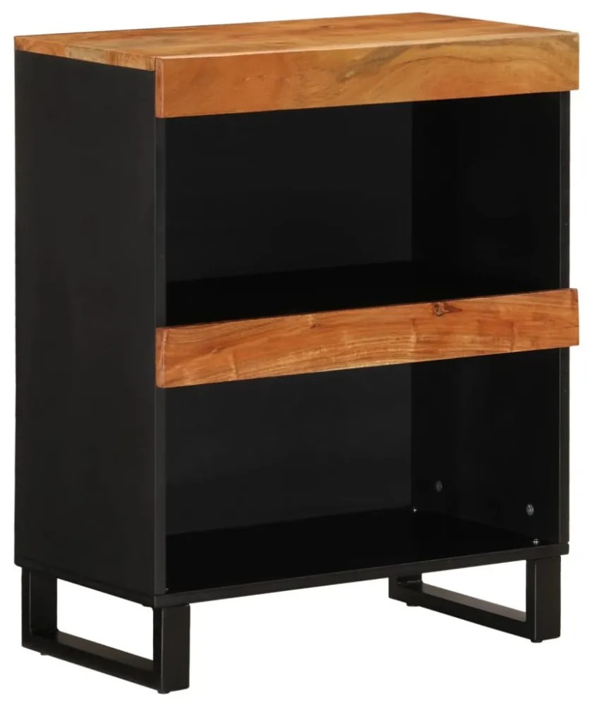 tömör akácfa tálalószekrény 60 x 33 x 75 cm