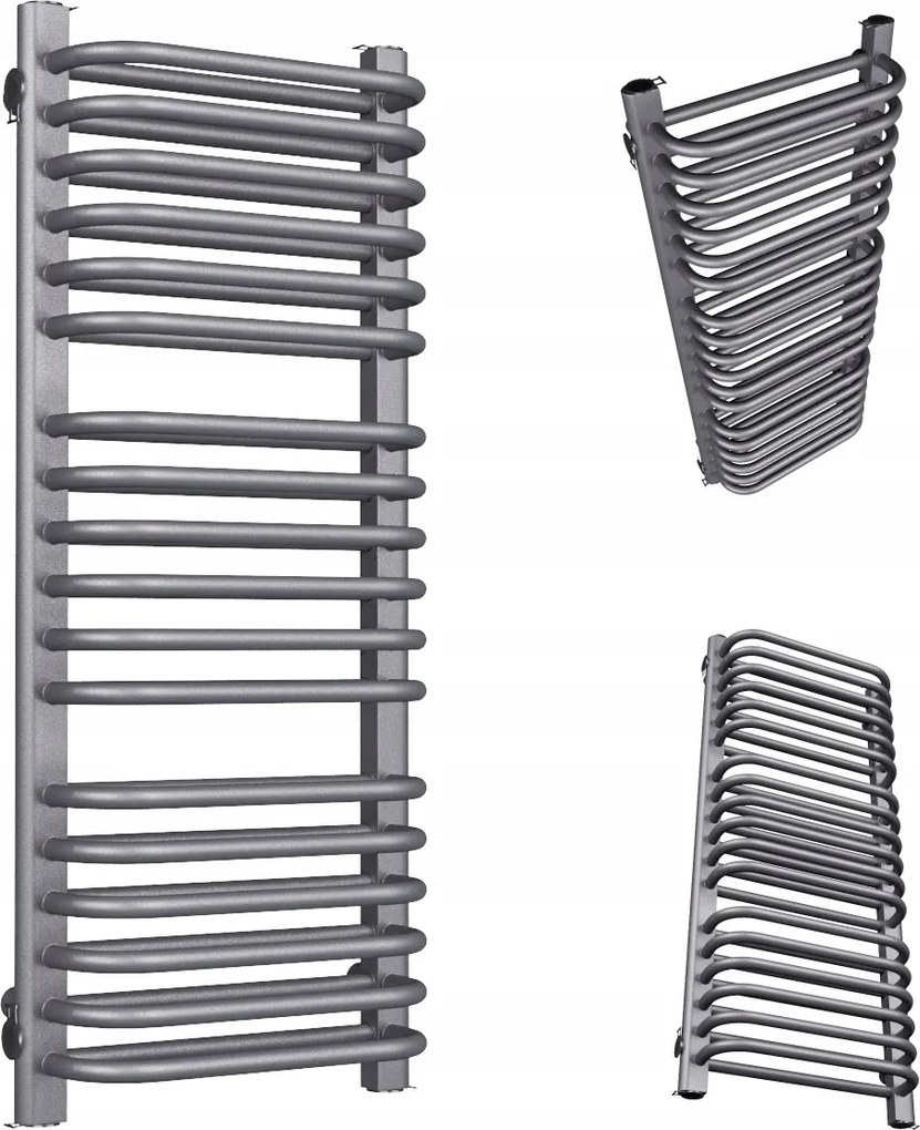 Fürdőszobai Radiátor Függőleges Double 940/400 Antracit