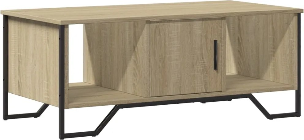 vidaXL sonoma tölgy színű szerelt fa dohányzóasztal 100 x 51 x 40 cm