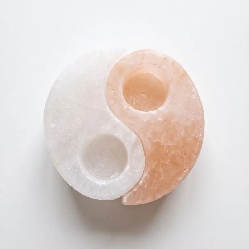 Yin Yang himalája só mécsestartó 1,7 kg