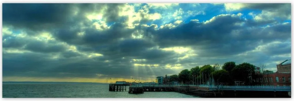 Poszterek 200x66 Naplemente a tengerparton