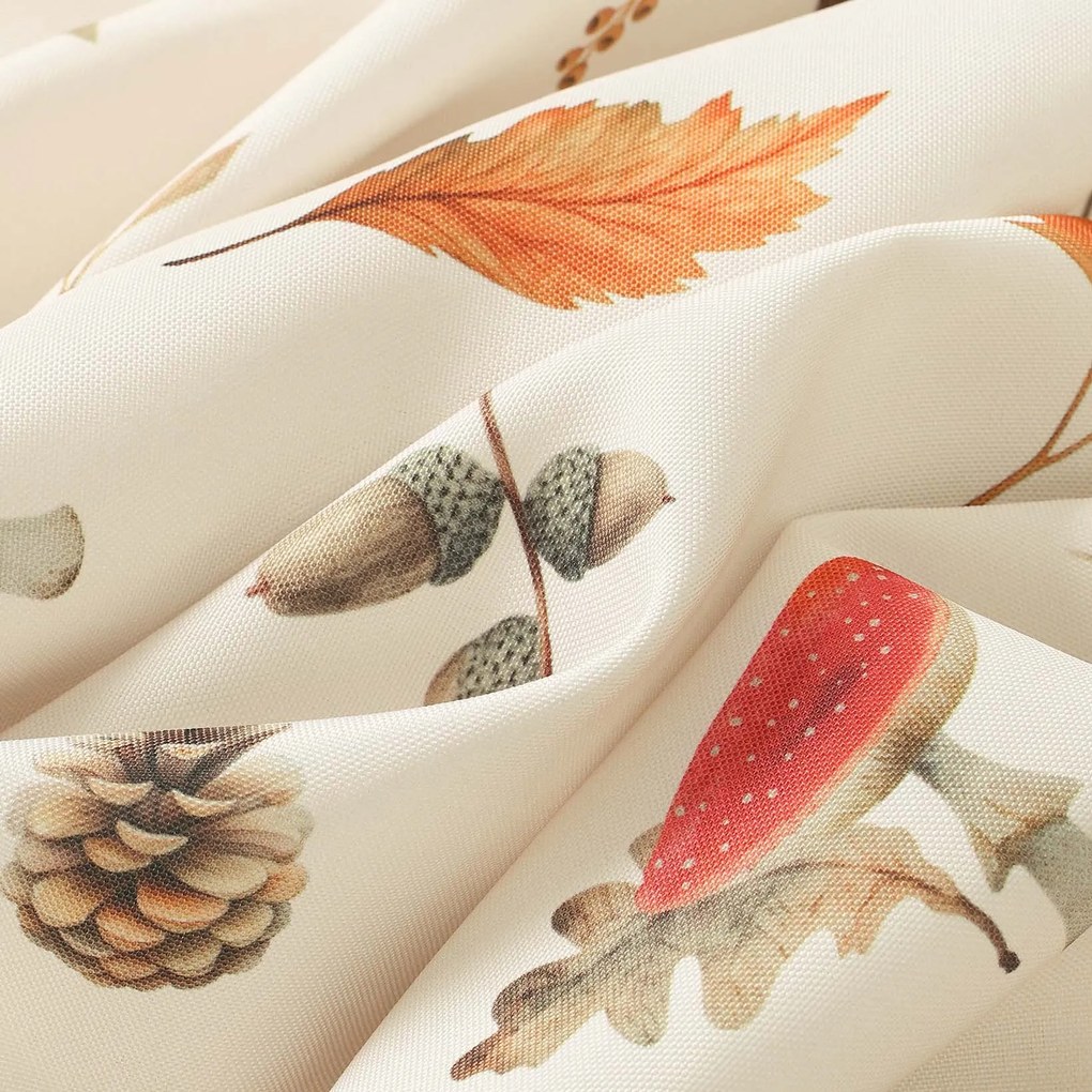 Goldea dekoratív drapéria - őszi természet 160x150 cm