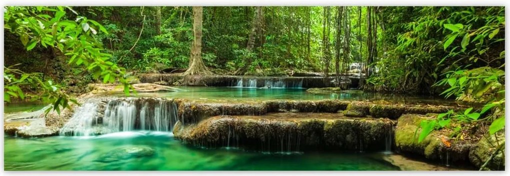 Poszterek 200x66 Erawan vízesés Thaiföld